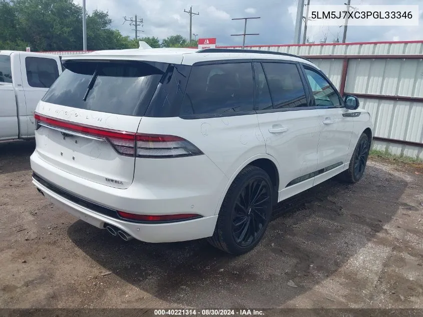 5LM5J7XC3PGL33346 2023 Lincoln Aviator Reserve