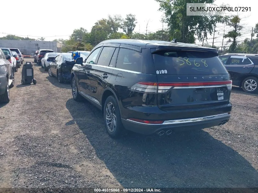 2023 Lincoln Aviator VIN: 5LM5J0XC7PGL07291 Lot: 40315868