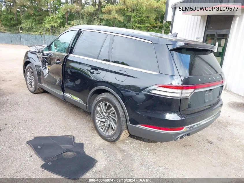 2023 Lincoln Aviator Livery VIN: 5LM5J0WC0PGL09577 Lot: 40346074