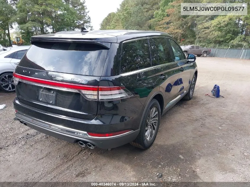 2023 Lincoln Aviator Livery VIN: 5LM5J0WC0PGL09577 Lot: 40346074