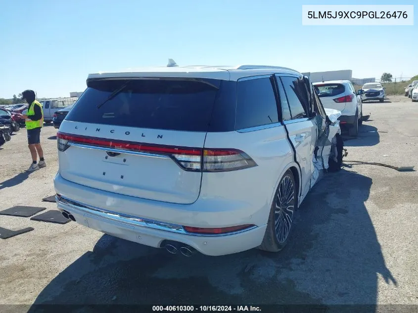 2023 Lincoln Aviator Black Label VIN: 5LM5J9XC9PGL26476 Lot: 40610300