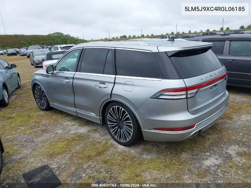 2024 Lincoln Aviator Black Label VIN: 5LM5J9XC4RGL06185 Lot: 40531763