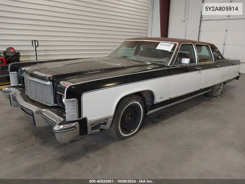 1975 Lincoln Continental VIN: 5Y2A805914 Lot: 40520881