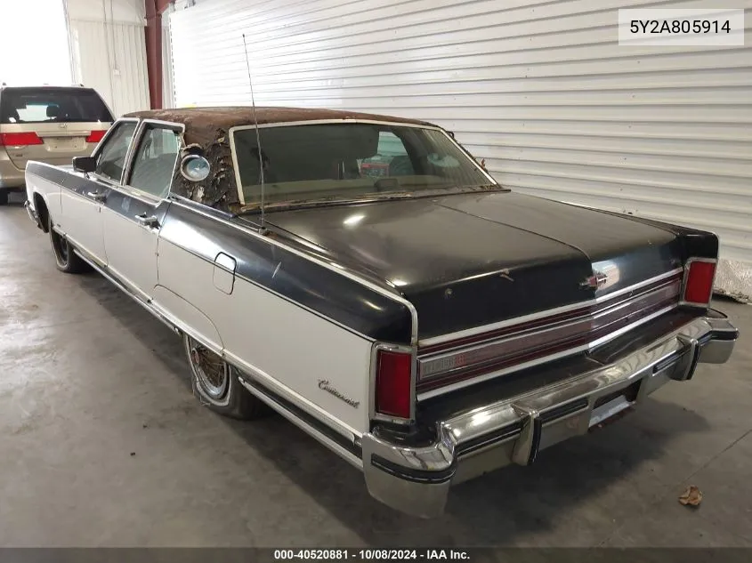 5Y2A805914 1975 Lincoln Continental