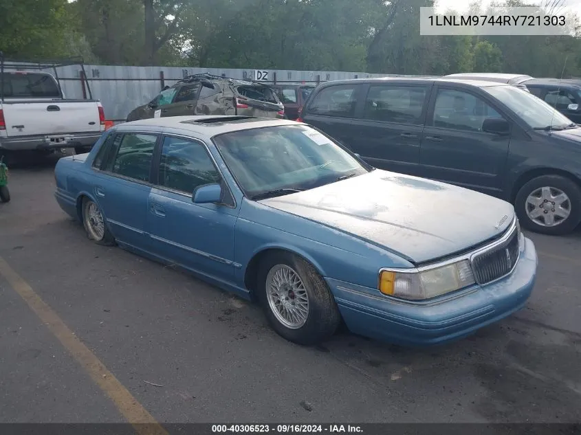 1994 Lincoln Continental Executive VIN: 1LNLM9744RY721303 Lot: 40306523