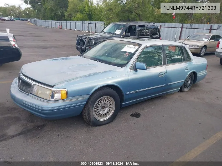 1994 Lincoln Continental Executive VIN: 1LNLM9744RY721303 Lot: 40306523