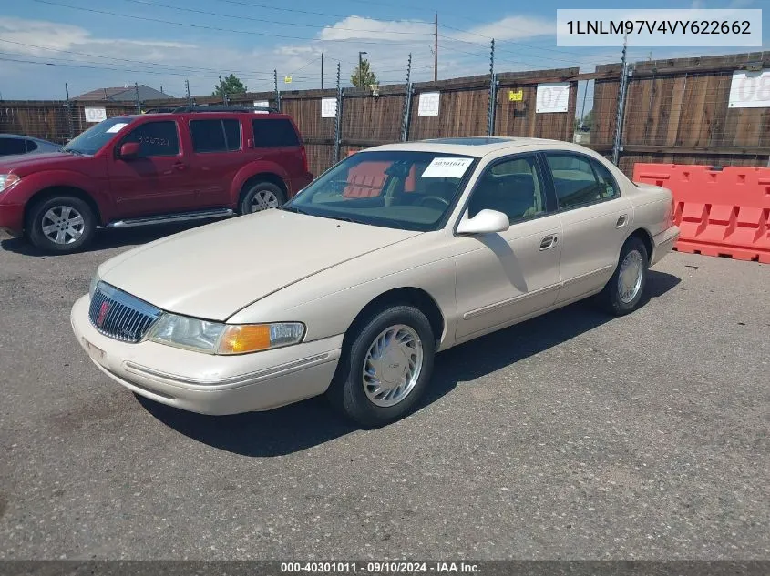 1LNLM97V4VY622662 1997 Lincoln Continental