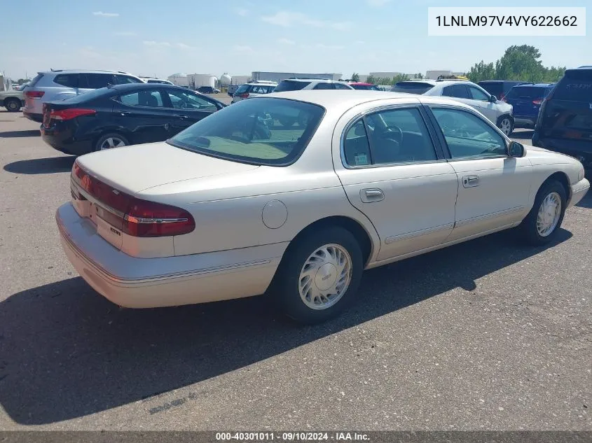 1997 Lincoln Continental VIN: 1LNLM97V4VY622662 Lot: 40301011