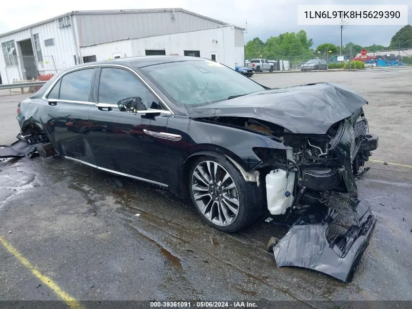 1LN6L9TK8H5629390 2017 Lincoln Continental Select