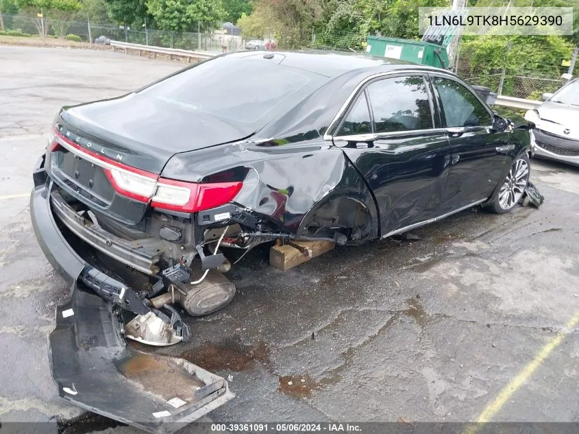 1LN6L9TK8H5629390 2017 Lincoln Continental Select