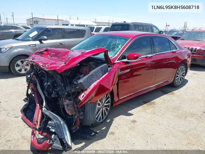 2017 Lincoln Continental Select VIN: 1LN6L9SK8H5608718 Lot: 39745059