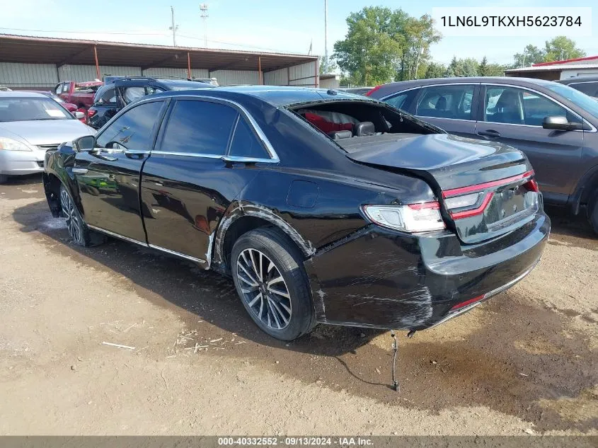 1LN6L9TKXH5623784 2017 Lincoln Continental Select