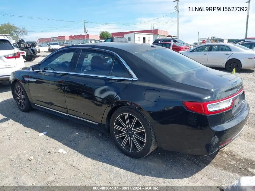 1LN6L9RP9H5627392 2017 Lincoln Continental Reserve