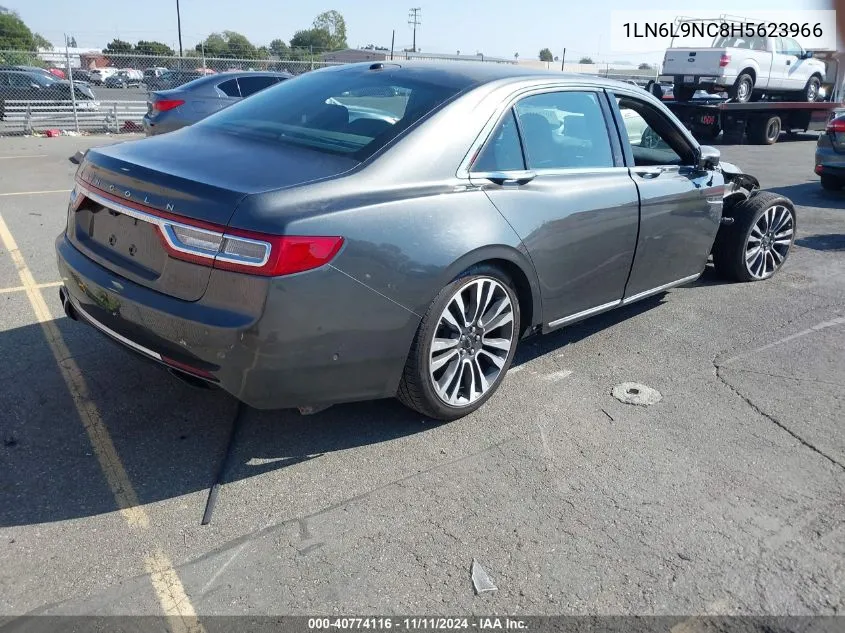 2017 Lincoln Continental Reserve VIN: 1LN6L9NC8H5623966 Lot: 40774116