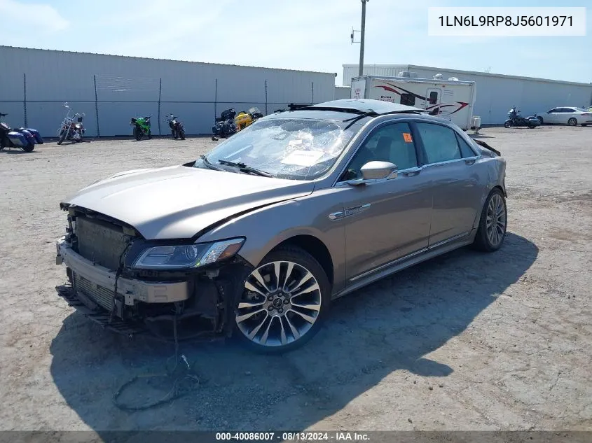 1LN6L9RP8J5601971 2018 Lincoln Continental Reserve