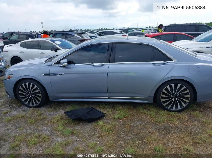 2020 Lincoln Continental Black Label VIN: 1LN6L9AP9L5606384 Lot: 40476573