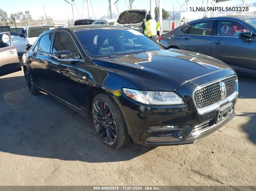 2020 Lincoln Continental Reserve VIN: 1LN6L9NP3L5603328 Lot: 40802879