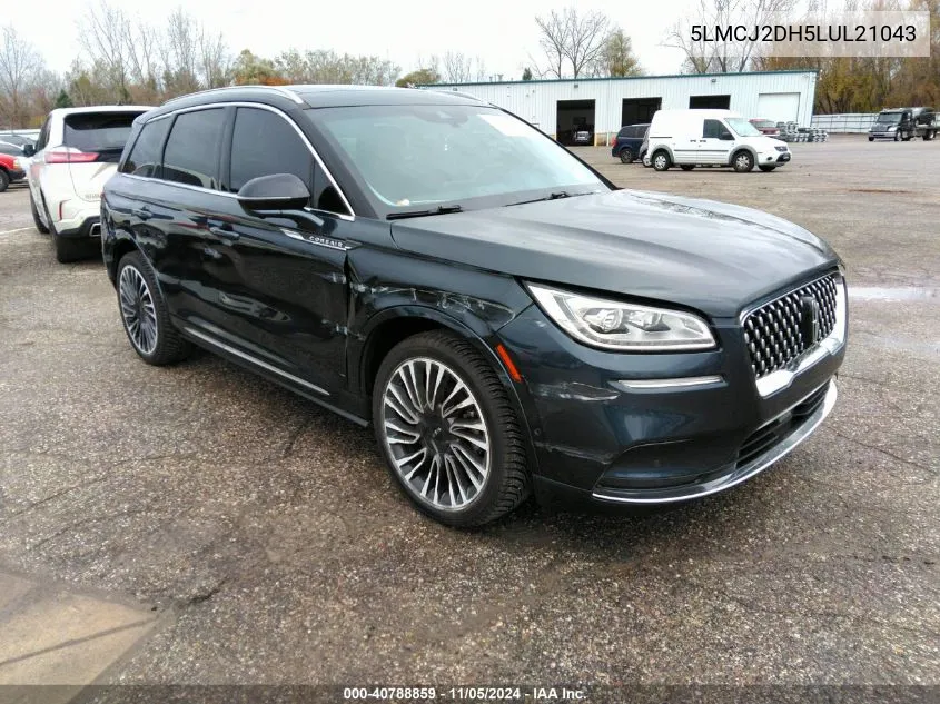 2020 Lincoln Corsair Reserve VIN: 5LMCJ2DH5LUL21043 Lot: 40788859