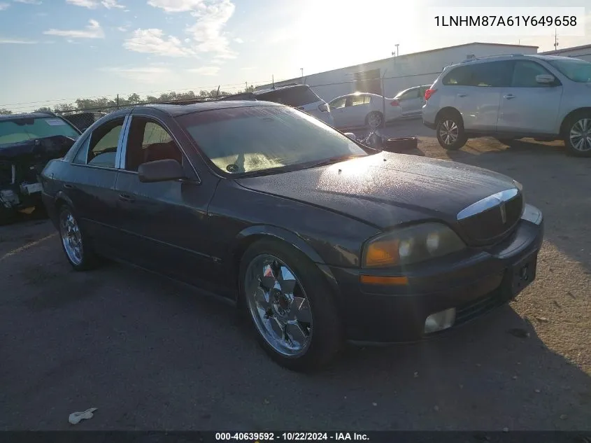 2001 Lincoln Ls V8 Auto VIN: 1LNHM87A61Y649658 Lot: 40639592