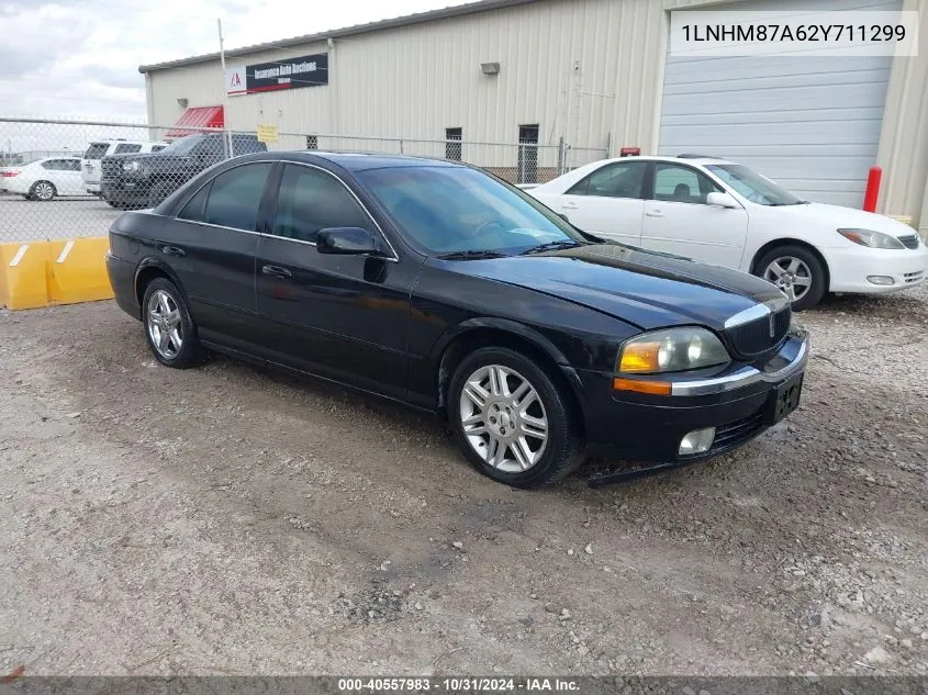 2002 Lincoln Ls V8 Auto VIN: 1LNHM87A62Y711299 Lot: 40557983