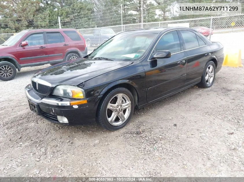 2002 Lincoln Ls V8 Auto VIN: 1LNHM87A62Y711299 Lot: 40557983