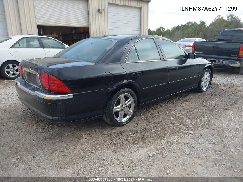 2002 Lincoln Ls V8 Auto VIN: 1LNHM87A62Y711299 Lot: 40557983