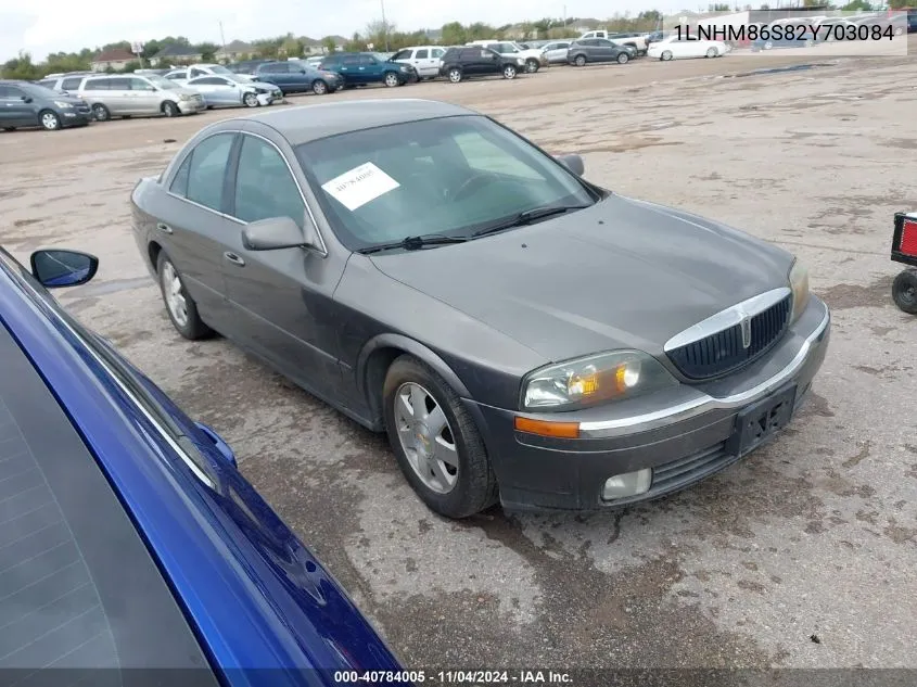 2002 Lincoln Ls V6 Auto/V6 Manual VIN: 1LNHM86S82Y703084 Lot: 40784005