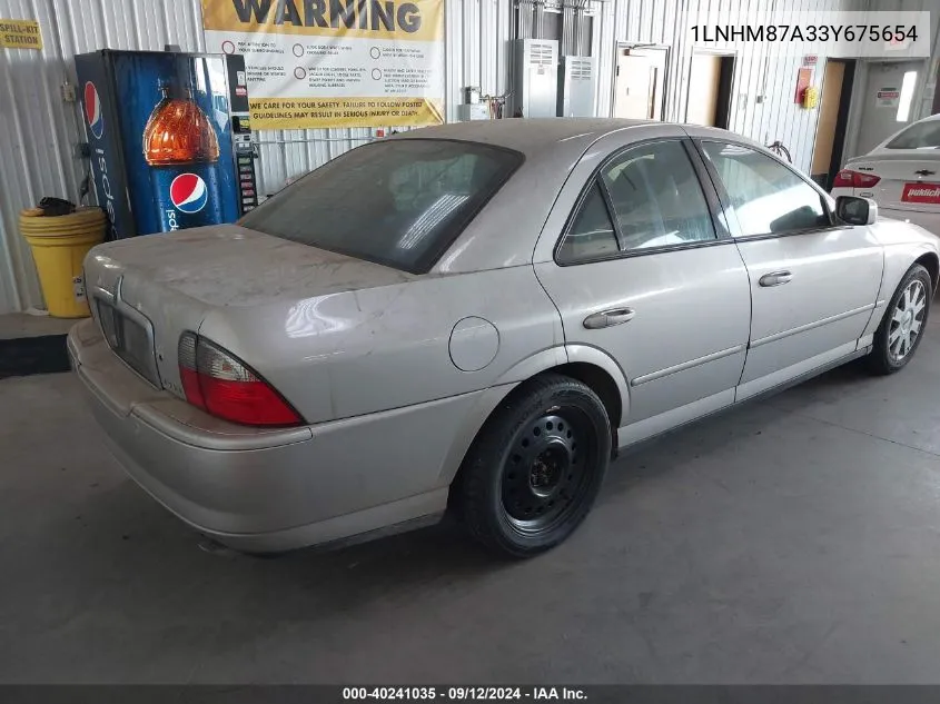 1LNHM87A33Y675654 2003 Lincoln Ls