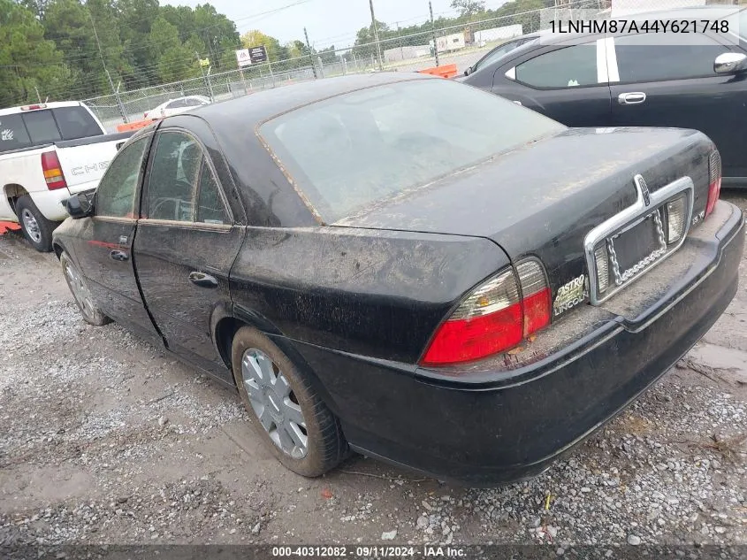 2004 Lincoln Ls VIN: 1LNHM87A44Y621748 Lot: 40312082