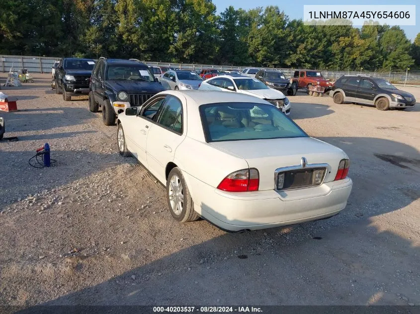 2005 Lincoln Ls V8 VIN: 1LNHM87A45Y654606 Lot: 40203537