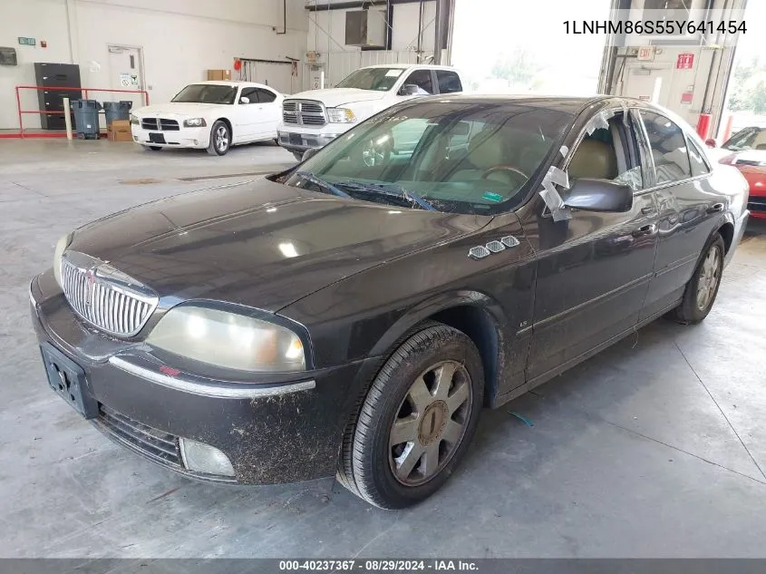 2005 Lincoln Ls V6 VIN: 1LNHM86S55Y641454 Lot: 40237367