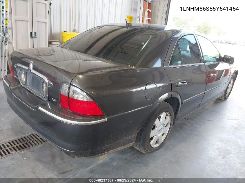 2005 Lincoln Ls V6 VIN: 1LNHM86S55Y641454 Lot: 40237367