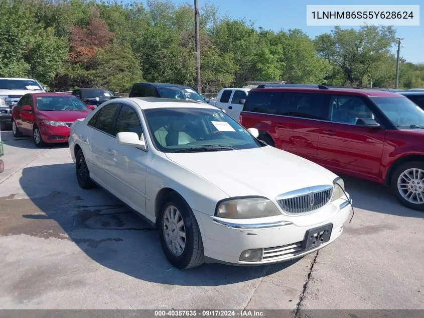 2005 Lincoln Ls V6 VIN: 1LNHM86S55Y628624 Lot: 40357635