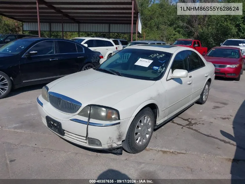 2005 Lincoln Ls V6 VIN: 1LNHM86S55Y628624 Lot: 40357635