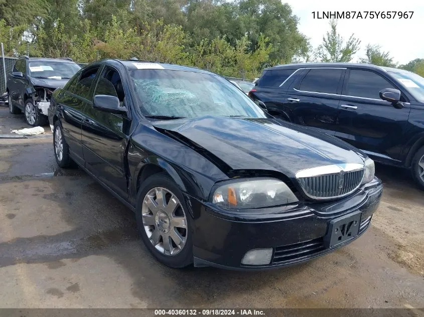 2005 Lincoln Ls V8 VIN: 1LNHM87A75Y657967 Lot: 40360132