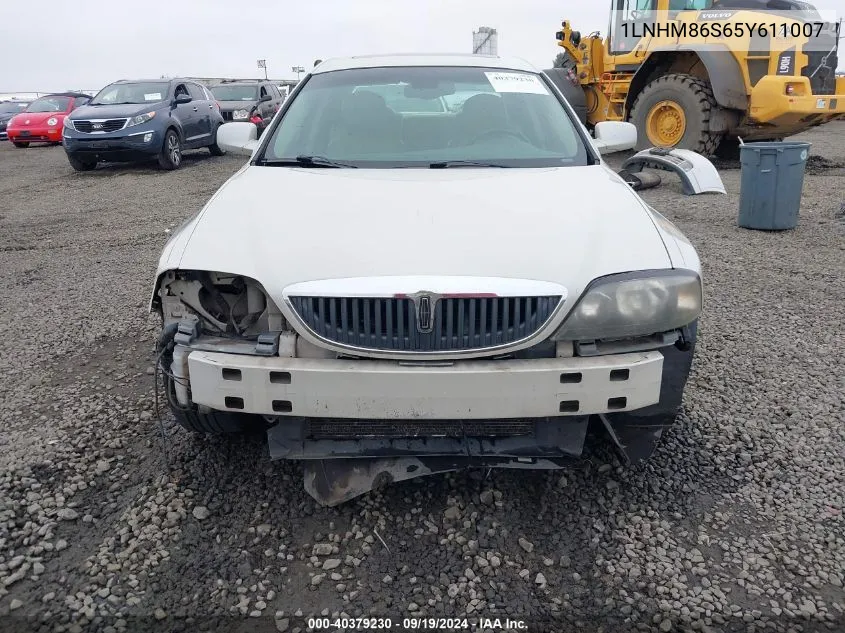 1LNHM86S65Y611007 2005 Lincoln Ls V6