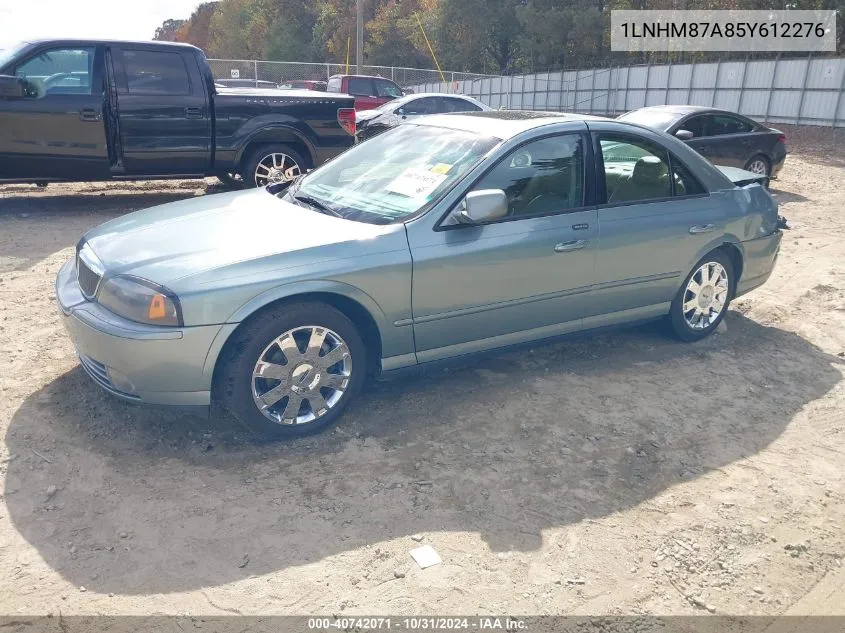 2005 Lincoln Ls V8 VIN: 1LNHM87A85Y612276 Lot: 40742071