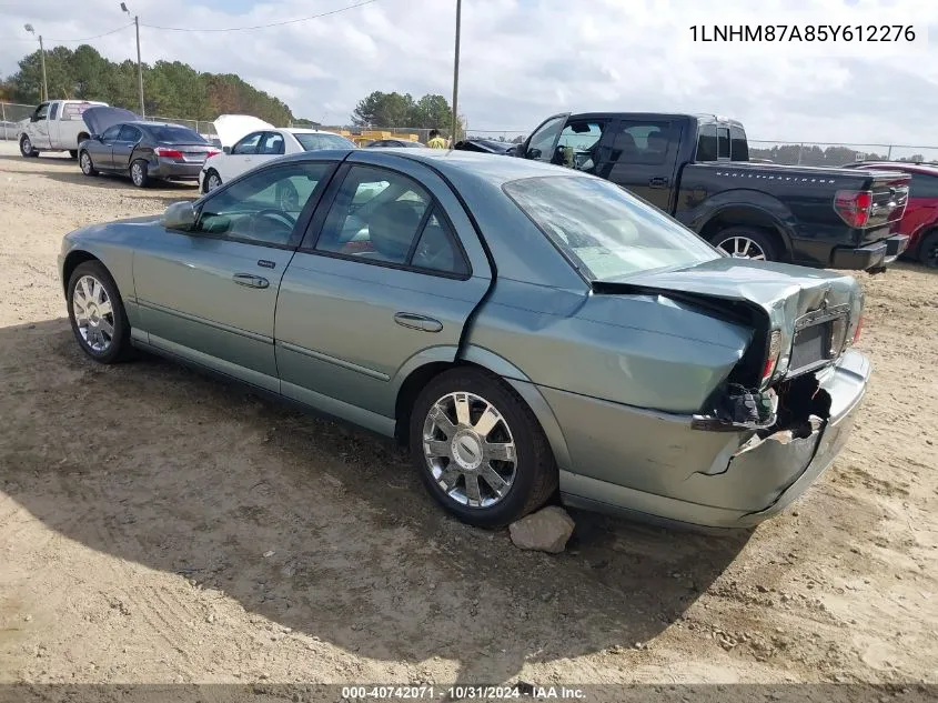 2005 Lincoln Ls V8 VIN: 1LNHM87A85Y612276 Lot: 40742071