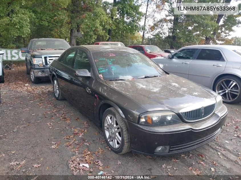 2005 Lincoln Ls V8 VIN: 1LNHM87A85Y633368 Lot: 40746142