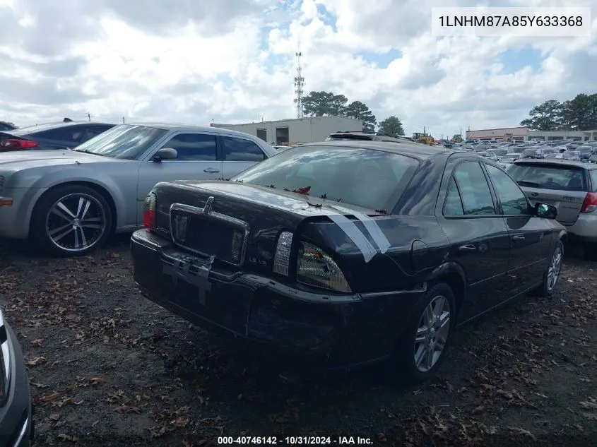 2005 Lincoln Ls V8 VIN: 1LNHM87A85Y633368 Lot: 40746142