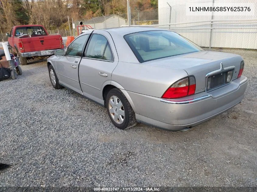 2005 Lincoln Ls V6 VIN: 1LNHM86S85Y625376 Lot: 40823747