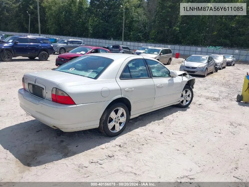 2006 Lincoln Ls V8 VIN: 1LNHM87A56Y611085 Lot: 40156078