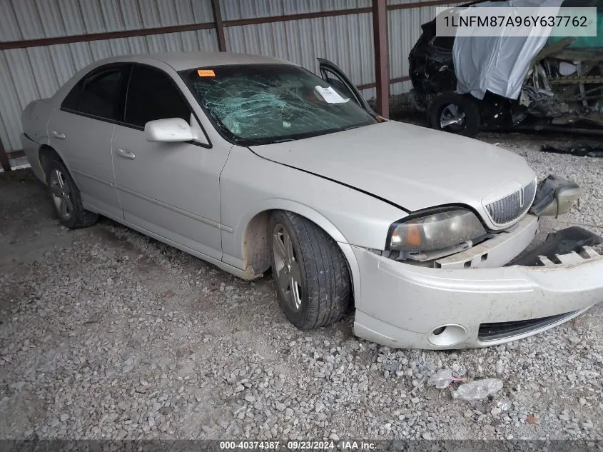 2006 Lincoln Ls VIN: 1LNFM87A96Y637762 Lot: 40374387