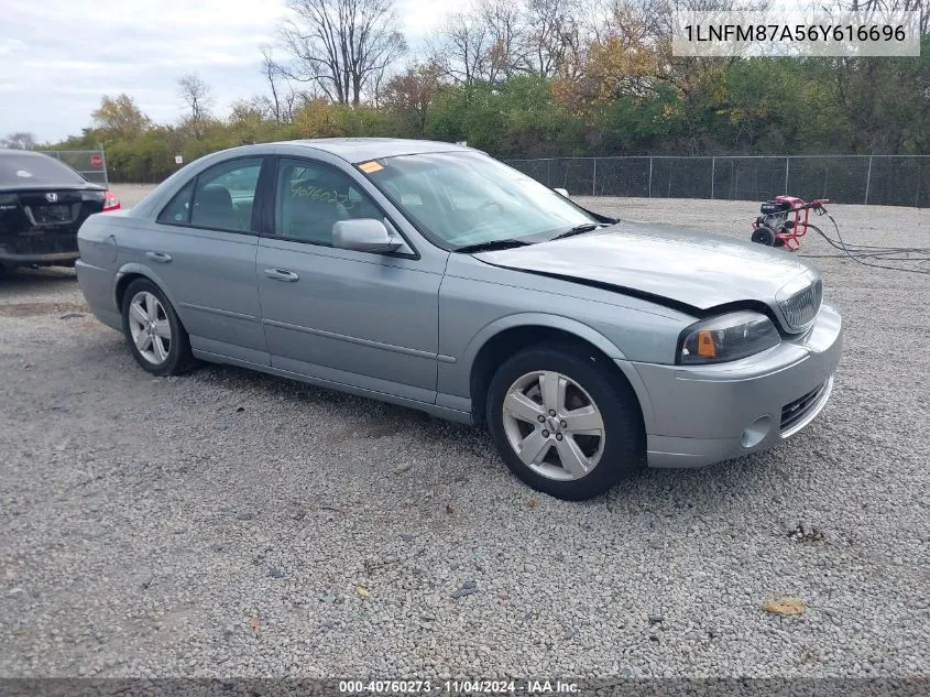 2006 Lincoln Ls V8 VIN: 1LNFM87A56Y616696 Lot: 40760273