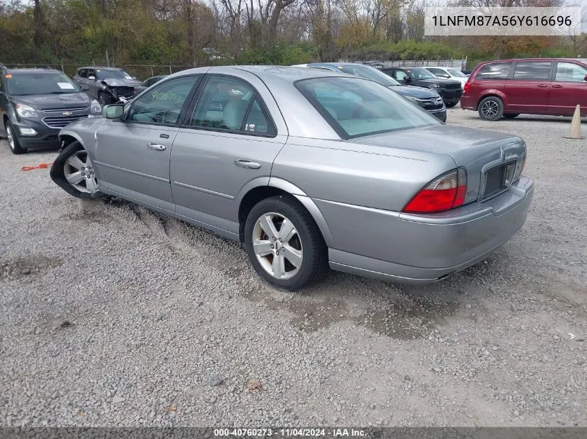 2006 Lincoln Ls V8 VIN: 1LNFM87A56Y616696 Lot: 40760273