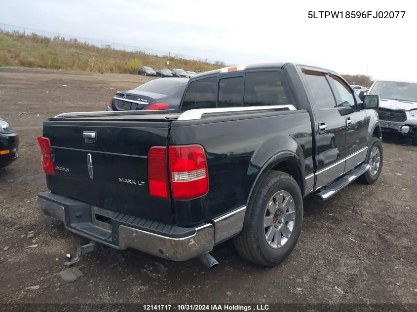 2006 Lincoln Mark Lt VIN: 5LTPW18596FJ02077 Lot: 12141717