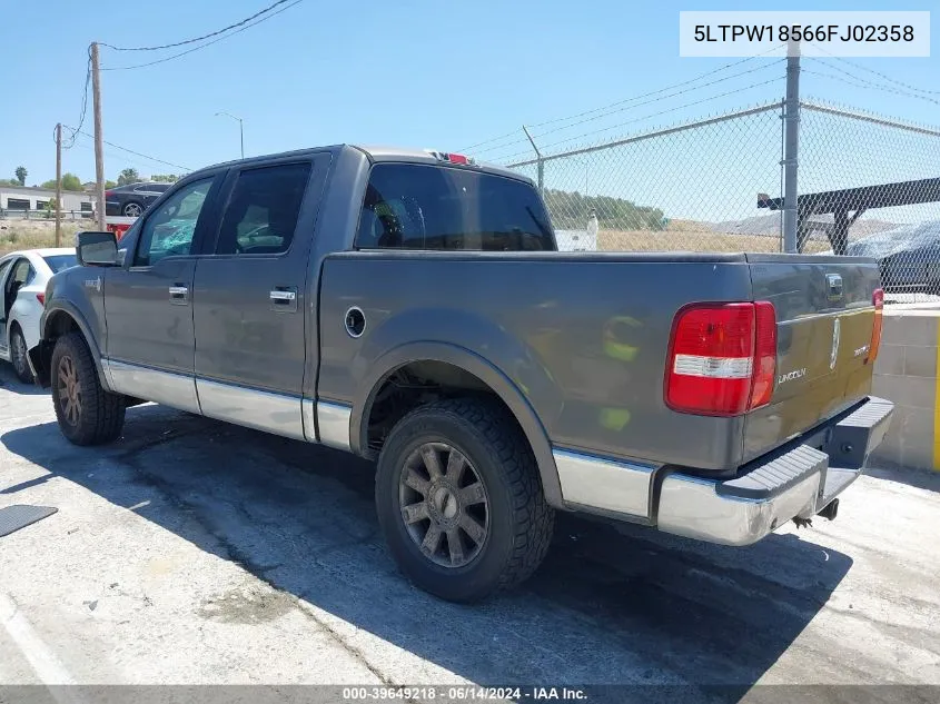 5LTPW18566FJ02358 2006 Lincoln Mark Lt