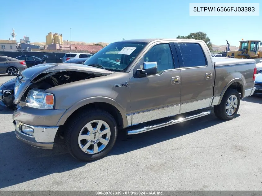 5LTPW16566FJ03383 2006 Lincoln Mark Lt