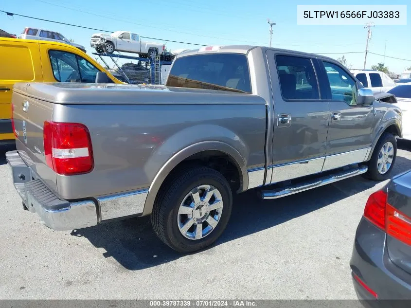 2006 Lincoln Mark Lt VIN: 5LTPW16566FJ03383 Lot: 39787339