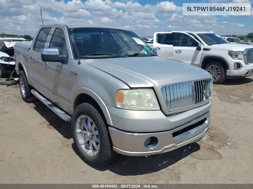 2006 Lincoln Mark Lt VIN: 5LTPW18546FJ19241 Lot: 40193452